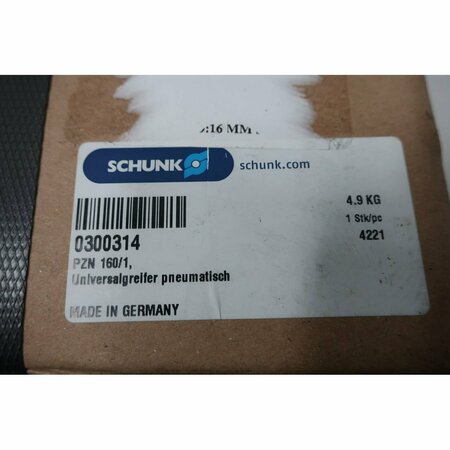 Schunk UNIVERSAL PNEUMATIC GRIPPER PZN160/1 0300314